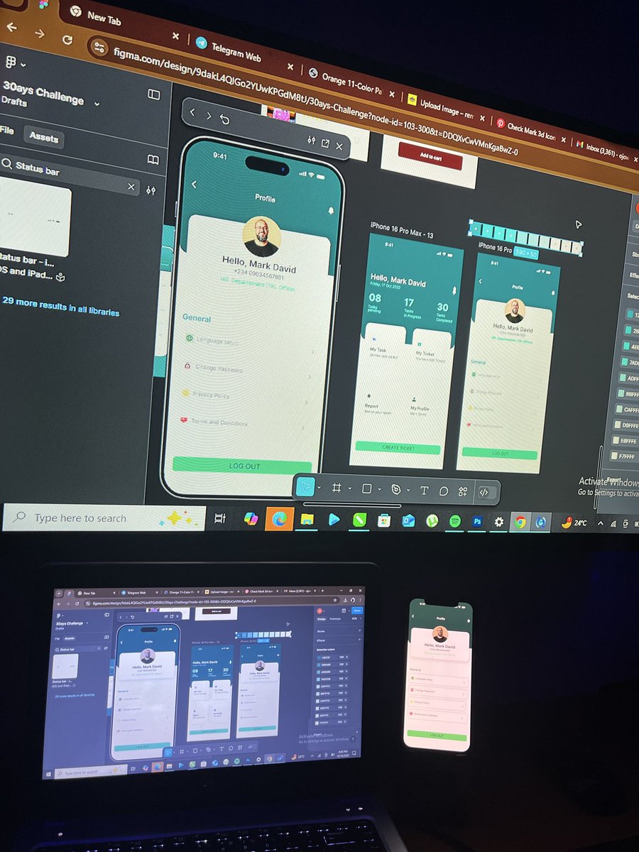 designbyfjay's tweet image. 8 days in and the design momentum is rolling! ✨

Let me know your comments 

#UIUX #MobileApp #DesignChallenge 
#UIDesign #Figma #DesignCommunity
