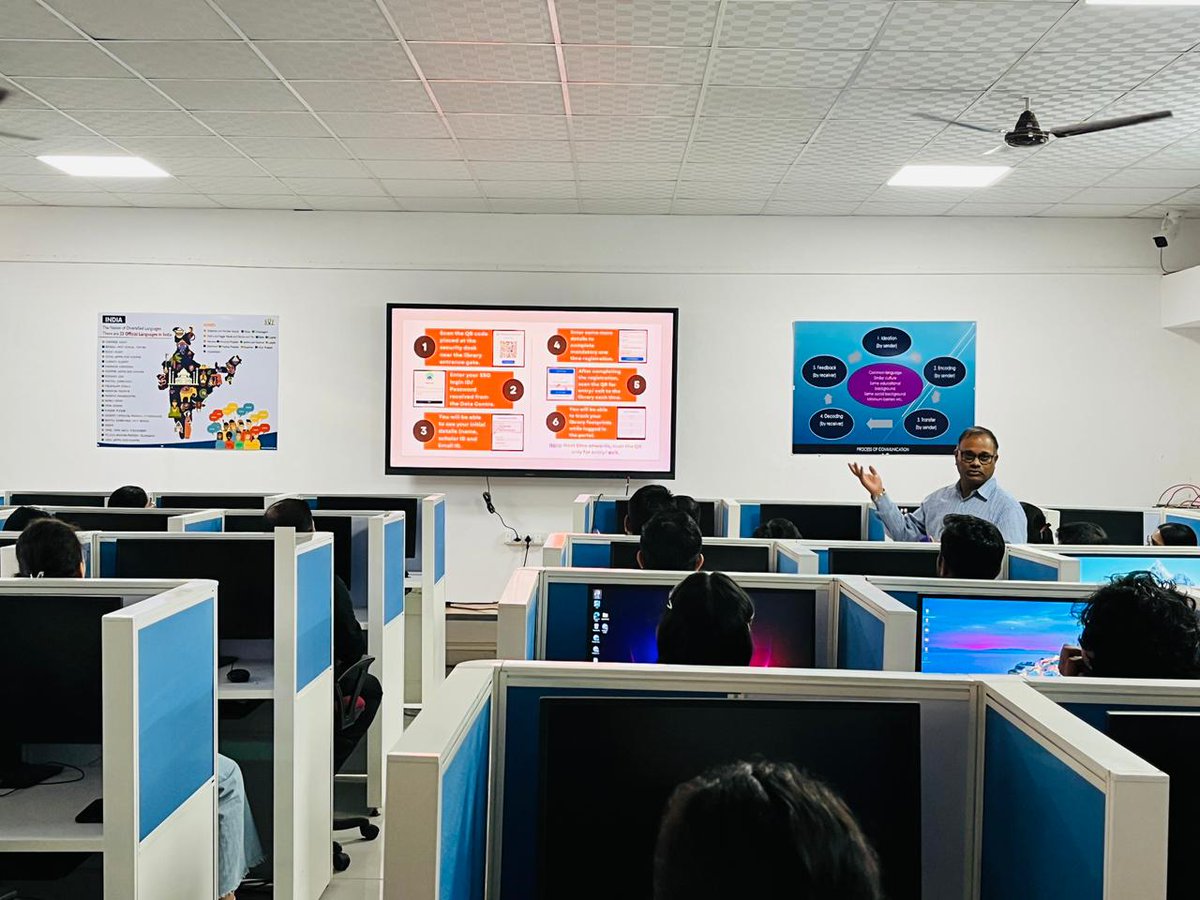 clmanitb's tweet photo. Another session 'Wednesday with Central Library' connecting with the scholars was conducted for the Dept of Humanities and Social Sciences by @clmanitb. Around 35 scholars have attended the session.
More sessions are coming up.
#Wednesday #ResearchScholars #Library #Orientation https://t.co/vldmP6tVRE