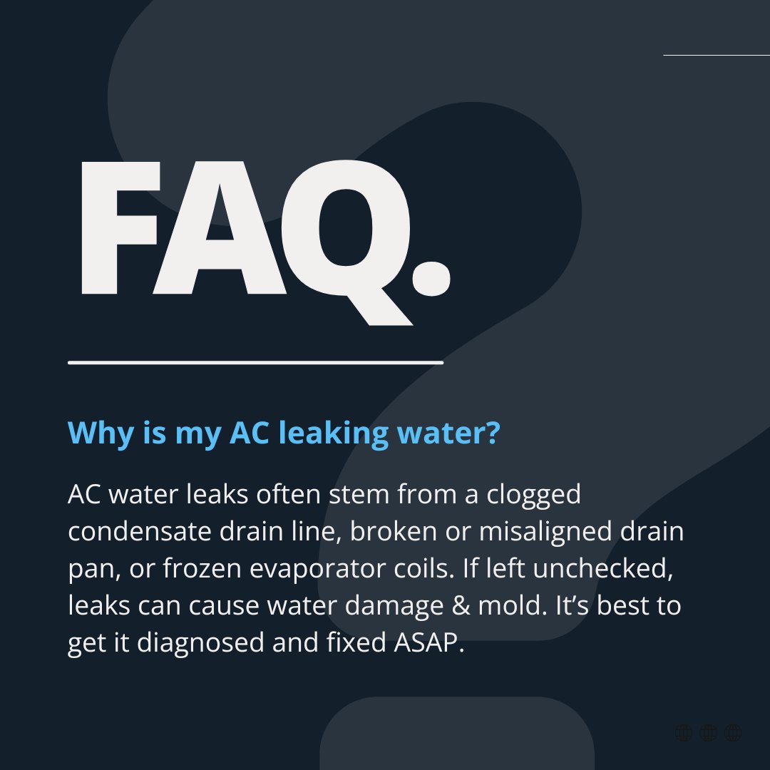 Excel_Mech's tweet image. Discovering water pooling near your air conditioner? That’s a red flag. Don’t wait until it causes damage — we can help you pinpoint the issue and correct it. 678-923-8149 HVAC Atlanta, GA #ExcelMechanicalSolutions #ACRepair #LeakFix #ExcelCare
