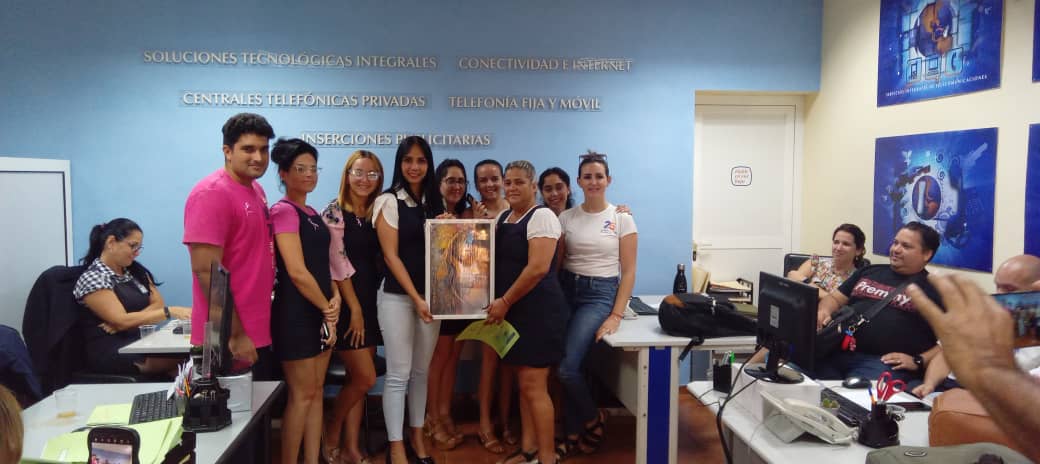 El CAT de <a href="/ETECSA_Cuba/">ETECSA</a> #Artemisa es reconocido por el movimiento de calidad en el territorio. Felicidades a todos sus trabajadores! Servir con calidad es un compromiso que cumplen a diario. 
#EtecsaConCuba 
#15AñosArtemisa