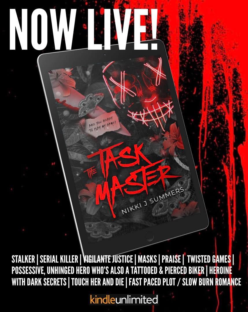 vickybooklover1's tweet image. THE TASKMASTER by  @BooksSummers is NOW LIVE!

Make sure to grab this all-new standalone dark romance with a happily ever after TODAY!

NOW AVAILABLE!

mybook.to/TheTaskmaster

@CandiKanePR 
#candikanepr #TheTaskmaster 
#nikkijsummers