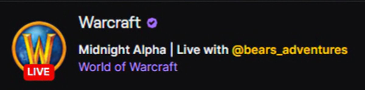 Last night was incredible! 🤩 Being featured on the <a href="/Warcraft/">World of Warcraft</a> Twitch was a dream come true! Thanks to all of you who popped in &amp; for the 671 new follows! 😍 <a href="/Blizzard_Ent/">Blizzard Entertainment</a> - thanks for looking after me &amp; making it a night I'll never forget ❤️ Thanks again for the opportunity 💙