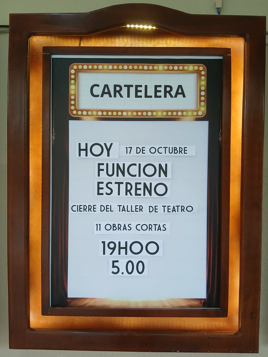 soymariosuarez's tweet photo. Teatro Zona Escena
Imbabura 204 y Panamá
Guayaquil https://t.co/yJPYZbQKei