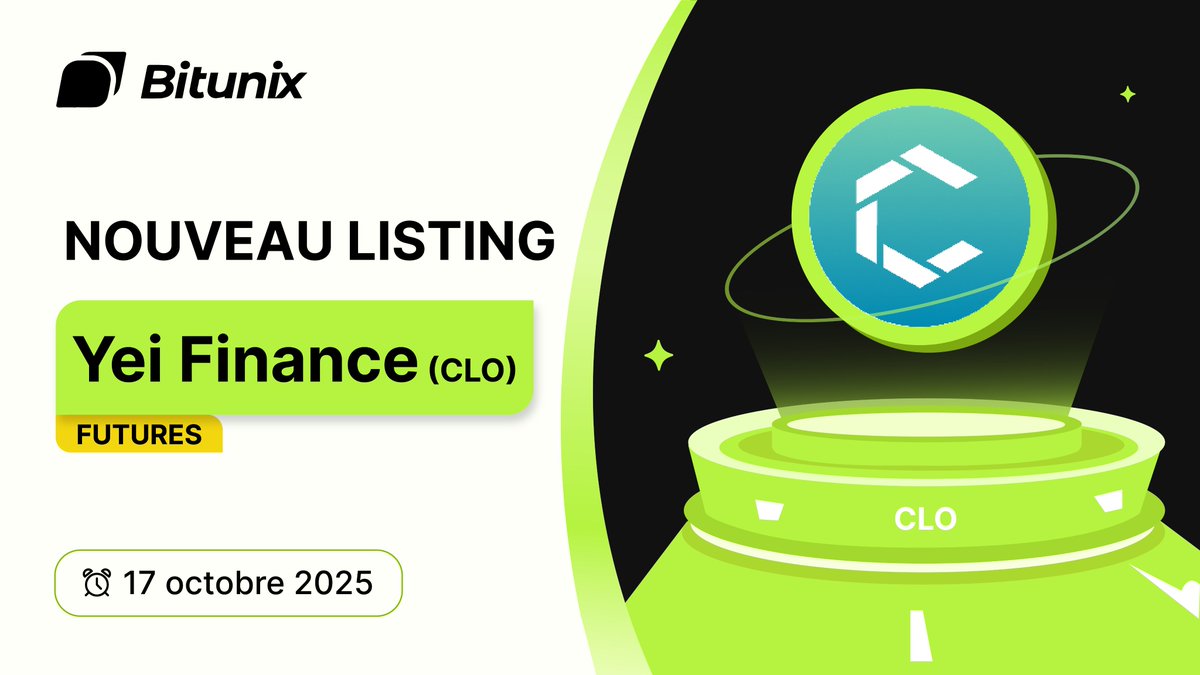 BitunixFR's tweet image. 📣 Le trading de $CLO @YeiFinance est maintenant disponible sur Bitunix Futures !
🔥 Trading Futures :
short.bitunixads.com/0PHZcD7j
ℹ️ Plus de détails :
short.bitunixads.com/l1s714il