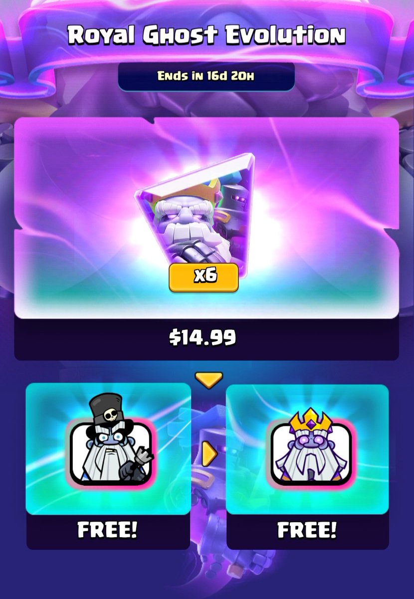 Ludi_CR's tweet image. 🎁 ×3 Royal Ghost Evolution 🎁
To Enter:
- Retweet ♻️
- Follow @FFlevi_
- Follow @Ludi_CR
- Follow @sylviacrmt
- Comment Any Emoji 💬
Good Luck, Winners In 72 Hours via PayPal #ClashRoyale