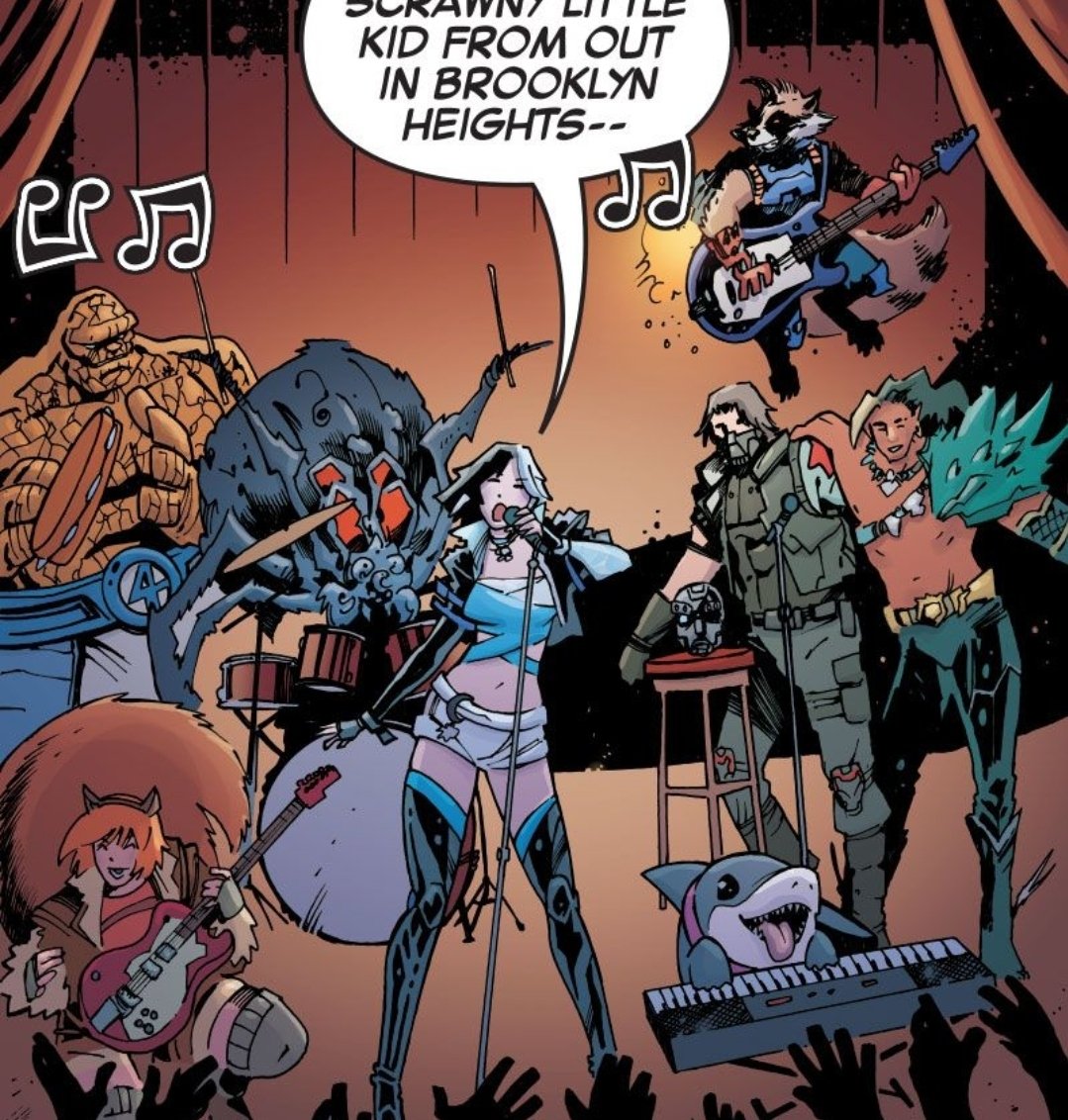 || they couldn't fucking help themselves could they?

Fuck the group that is Jeff, Squirrel Girl, Rocket and Thing.