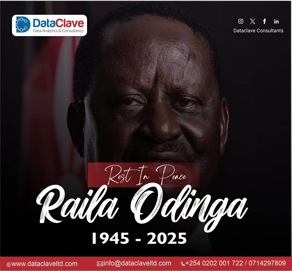 DataclaveC's tweet image. Whether he was saying that &quot;nobody can stop reggae&quot; or that &quot;Kenya must be a country for all,&quot; Raila was speaking not only as a politician but also as a representative of national unity and transformation. A legend has rested.

#riprailaodinga