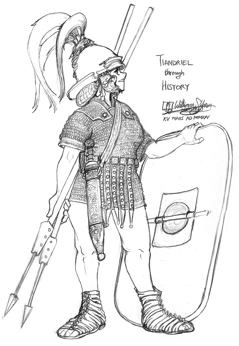 maelstrom30's tweet image. Show me how you draw armour!

I try to keep my inspirations diverse when it comes to armour. Currently doing a series of drawings of historical armour in chronological order called "Tiandriel through History", with my OC Tia as the model.