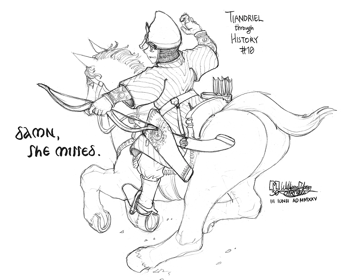 maelstrom30's tweet image. Show me how you draw armour!

I try to keep my inspirations diverse when it comes to armour. Currently doing a series of drawings of historical armour in chronological order called "Tiandriel through History", with my OC Tia as the model.