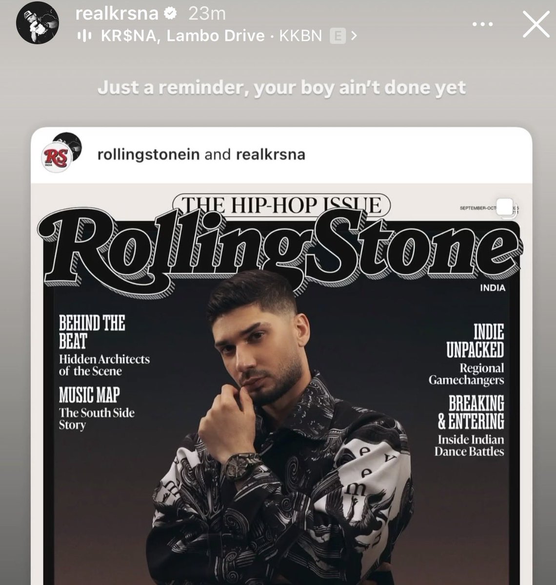 raju_innocentev's tweet image. Krsna said Just a reminder, your boy aint done yet
And also he used the lyric- whoโs the one still sneak dissing like a hoe while posting this story