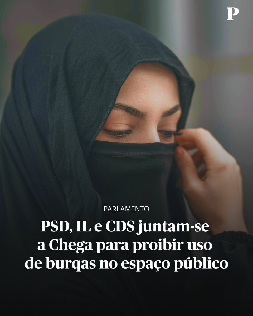 Finalmente! Porque, como todos sabemos, o maior problema de Portugal não é a habitação, nem os salários, nem a saúde, mas sim o apocalipse iminente causado pelas 0,3 burqas avistadas desde 1997. Uma vitória histórica da inutilidade legislativa. #pócrl