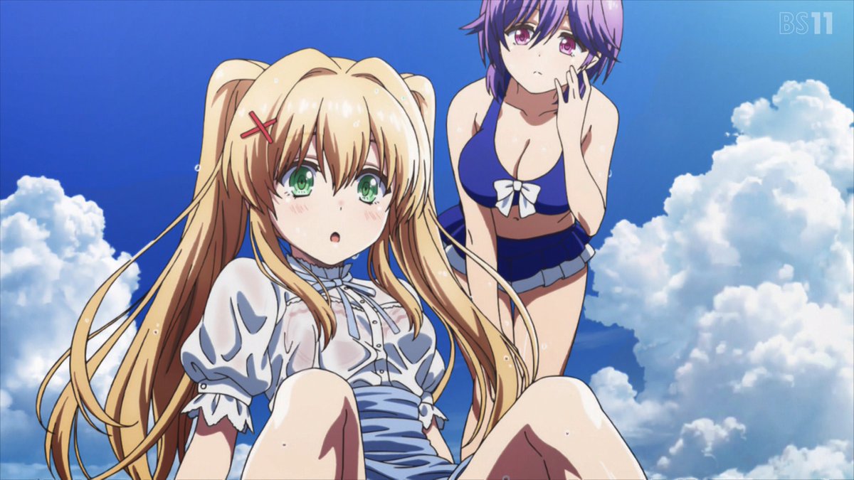 theta444_'s tweet image. Tsumugi Wenders got Mugyu! Moments with her sister Shizuku Mizuori in Summer before #ISML #ISML2025 While The Shows itself airing in Spring Anime 2025 alongside #UmaMusume #CinderellaGray #サマポケ #samapoke #サマポケアニメ