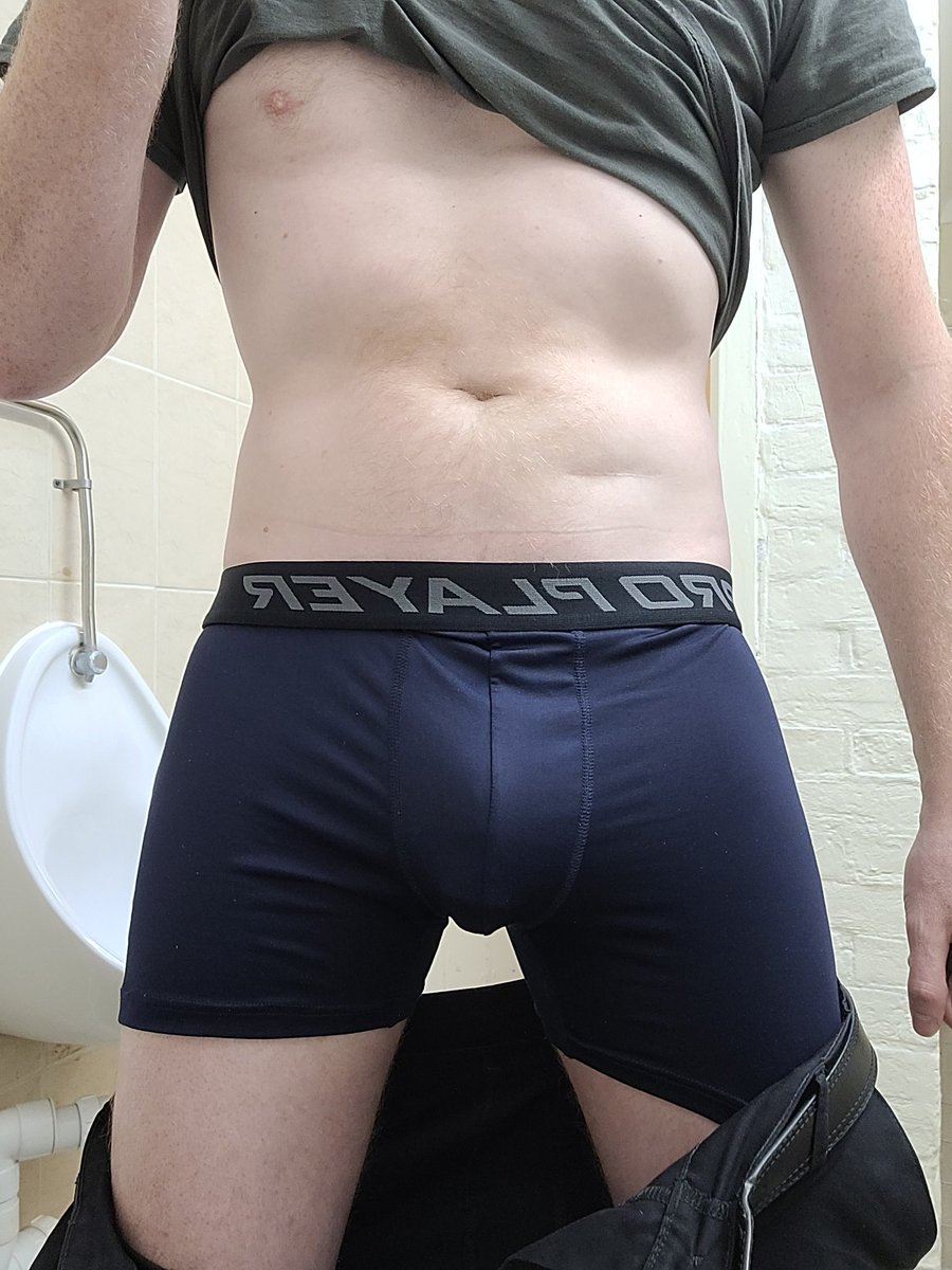 Still love wearing these "acquired" boxers from a kit bag at a rugby club. Pre worn boxers all day at work, made it more fun 😉