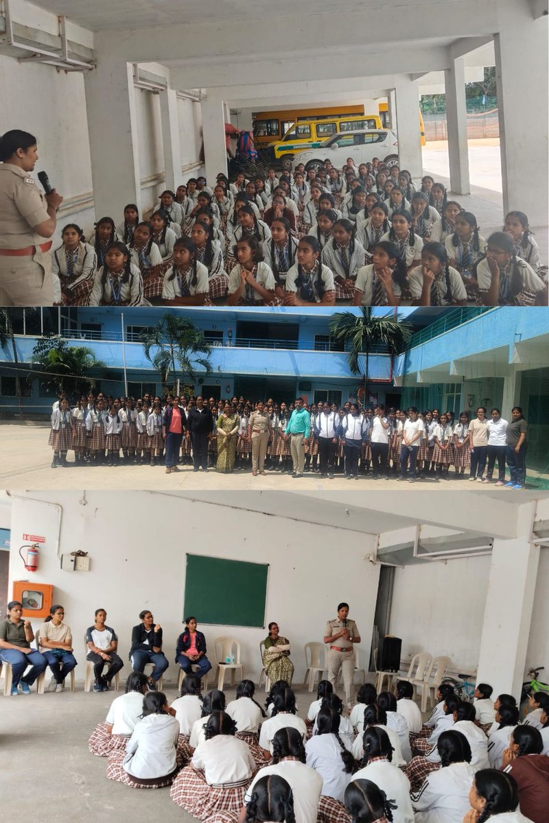 DCPNEBCP's tweet photo. ಈ ದಿನ #ಈಶಾನ್ಯ ವಿಭಾಗದ #ರಾಣಿಚೆನ್ನಮ್ಮಪಡೆಯು ಸೆಂಟ್‌ ಮೈಕೆಲ್‌ ಹೈಸ್ಕೂಲ್‌ , ಜ್ಞಾನಭಾಸ್ಕರ ಹೈಸ್ಕೂಲ್‌ &amp; ಮಹಿಳಾ ಪಿ.ಜಿ ಗಳಿಗೆ ಬೇಟಿ ನೀಡಿ ಮಕ್ಕಳ ಸುರಕ್ಷತೆ, ತುರ್ತು ಸಂದರ್ಭದಲ್ಲಿ ಆತ್ಮರಕ್ಷಣೆ, ಮಾದಕ ವಸ್ತುಗಳ ವ್ಯಸನ, ಪೊಲೀಸ್‌ ಹೆಲ್ಪ್‌ಲೈನ್‌ಗಳ ಬಗ್ಗೆ ತಿಳಿಸಿ, ಮಹಿಳಾ ಪಿ.ಜಿ ಗಳಲ್ಲಿ ಸುರಕ್ಷತಾ ಕ್ರಮಗಳ ಬಗ್ಗೆ ಪರಿಶೀಲಿಸಲಾಯಿತು.. https://t.co/ErWXTnRDfL