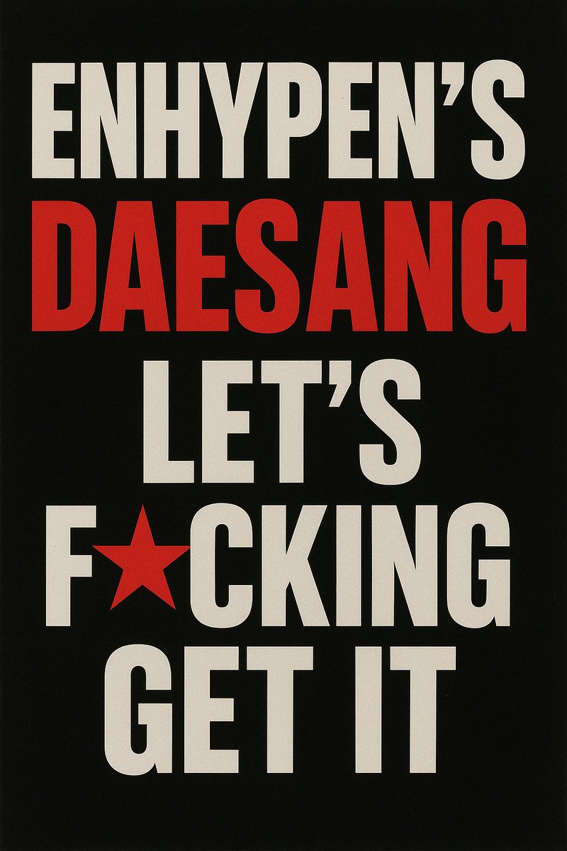 sinswallower's tweet photo. Vote your fucking asses off.

#ENHYPEN #2025MAMAVOTE https://t.co/OAKo49IUEU