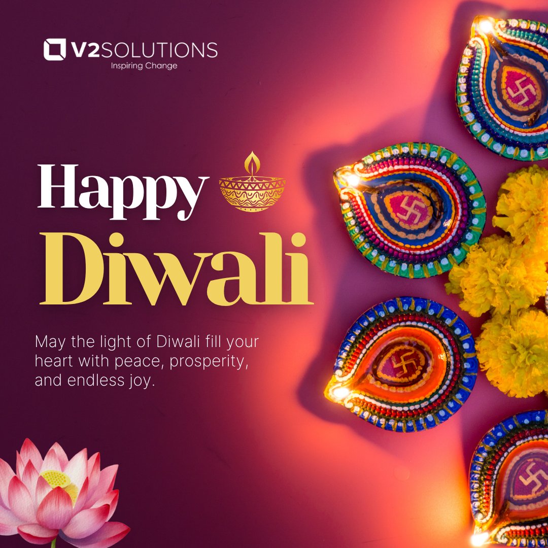 v2solutions's tweet image. Wishing everyone a bright, joyful, and laughter-filled Diwali!
Here’s to new beginnings, good energy, and moments that truly shine. ✨
Happy Diwali from all of us at V2Solutions! 💛
#HappyDiwali #FestivalOfLights #V2Solutions
