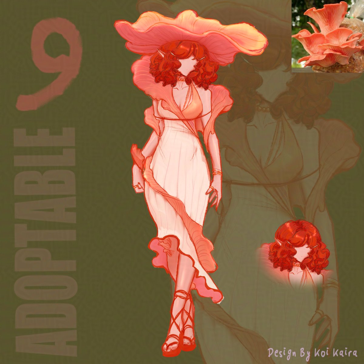 RTs are very appreciated !  (o゜▽゜)o 💜 ✩₊˚.  

✧Fixed Price Adoptable  ⋆⁺₊✧ 
✧ Pink Oyster Mushroom 🍄‍

SP : 50 USD
Commercial use included

✧ Payment via Vgen, Link below   
✧ Rules on Listing~

#AdoptMe #adoptables #VGenShop