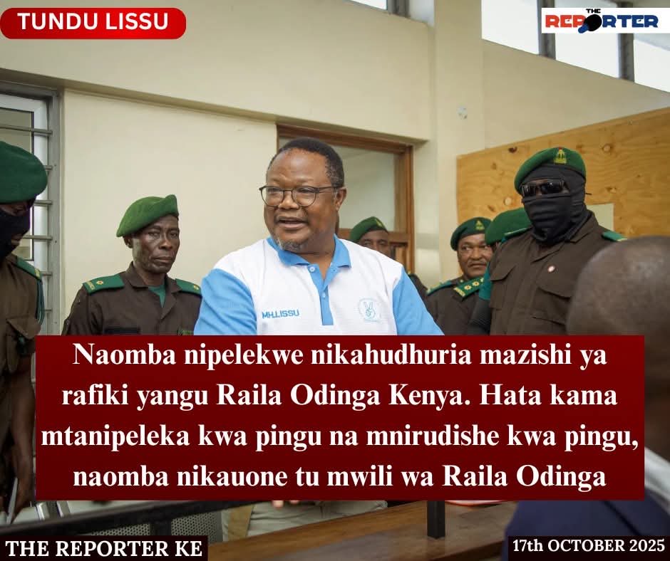 e_lumumba's tweet image. Tundu Lissu and Kiza Besigye are begging to be allowed to attend Raila’s funeral… Both are being held by insecure leaders… East Africa is a big joke!