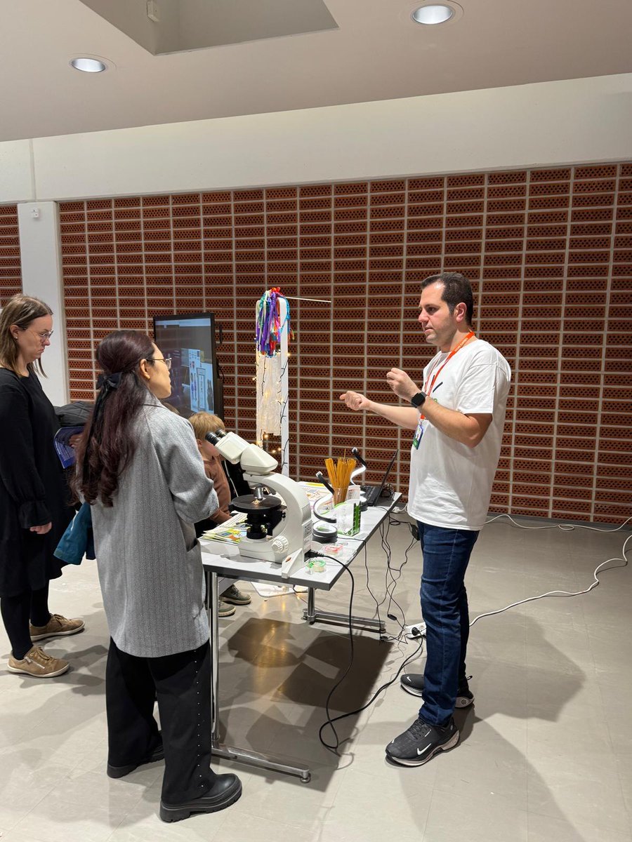 RamanProSeq's tweet photo. From Glass Nanopipettes to Molecular Sensing: Bridging Science and Curiosity!
Our member Alireza Soleimanian presented his research at Researchers’ Night 2025 (University of Oulu), engaging children and adults with how a glass nanopipette reads single DNA and protein molecules! https://t.co/9CFolxLNbl