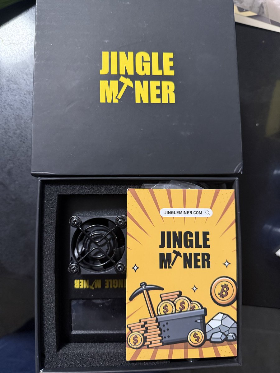 Got my <a href="/JingleMiner/">JingleMiner 🏠⛏️🍊💊</a> in the mail today keen to test it out