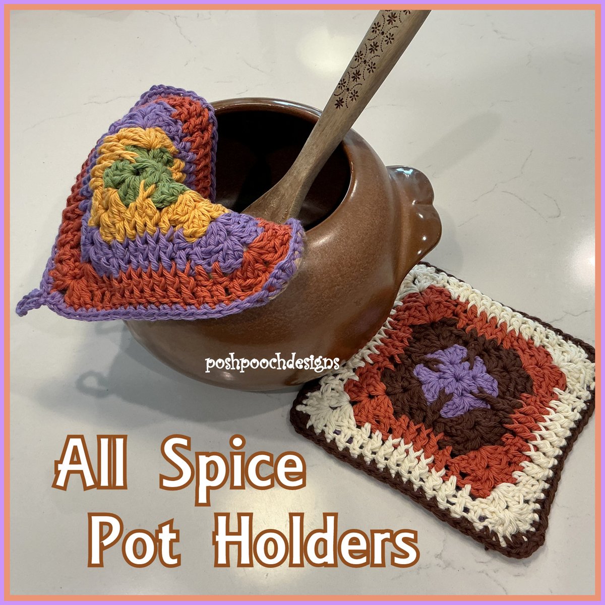 SaraSachCrochet's tweet image. FRIDAY FUN DAY! All Spice Hot pad And Pot Holder Crochet Pattern And Video - #crochetvideo #crochetpattern #hotpads #potholders - …shpoochdesignsdogclothes.blogspot.com/2025/10/the-al…