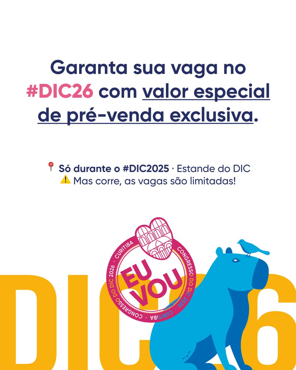 Congresso do DIC 2026 tweet media