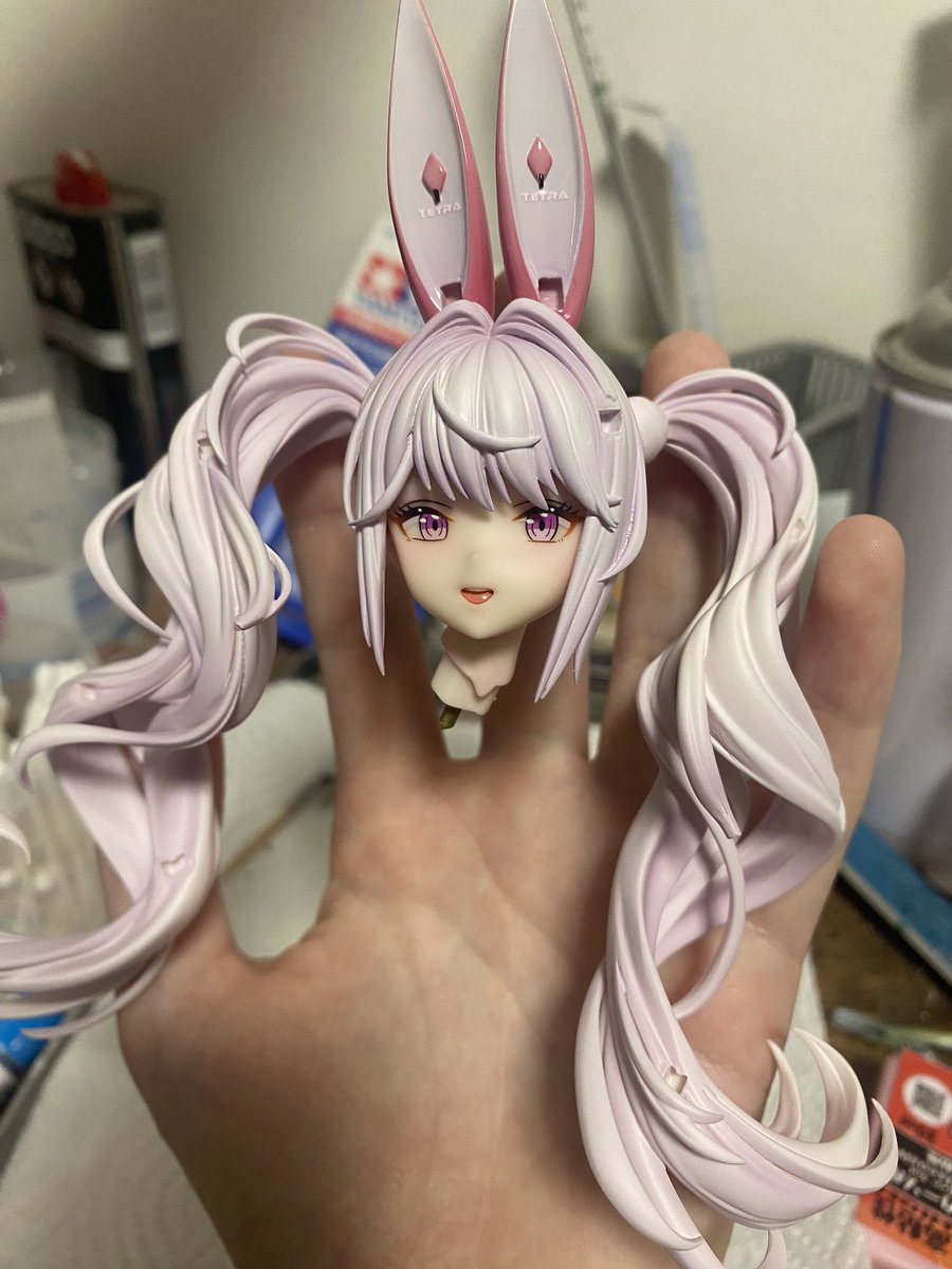 顔もできました
あと少し直すところを直したら完成です