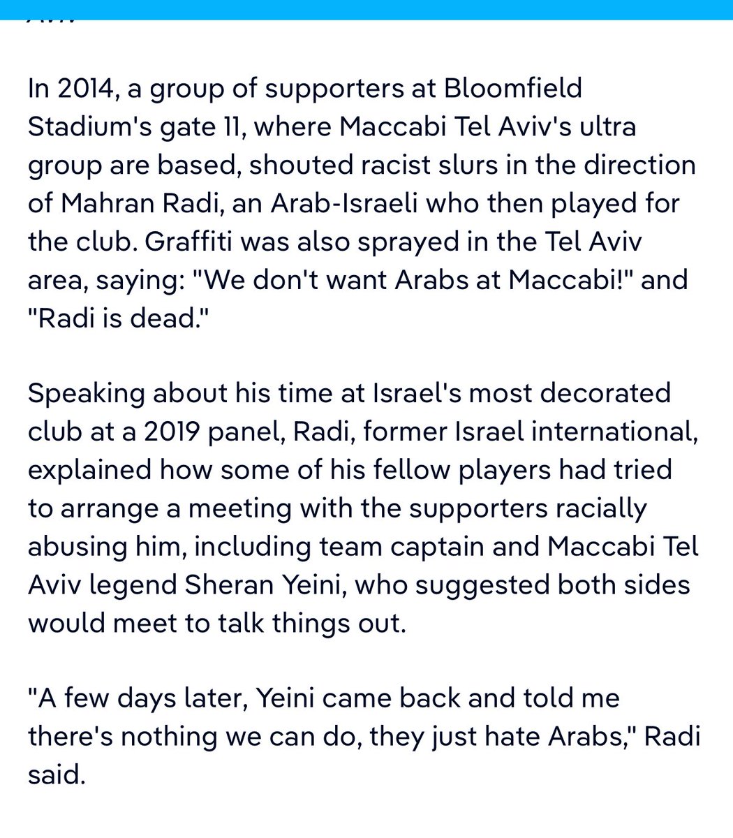 MarvaKreel's tweet image. I can’t express enough to non-football supporting normal Jews how much you DON’T want to be associated with the Maccabi Tel Aviv ultras?? They even violently attacked anti-Netanyahu Israelis

It’s like saying opposition to Millwall firms of the 1980s is anti Christian 🤦🏻‍♀️