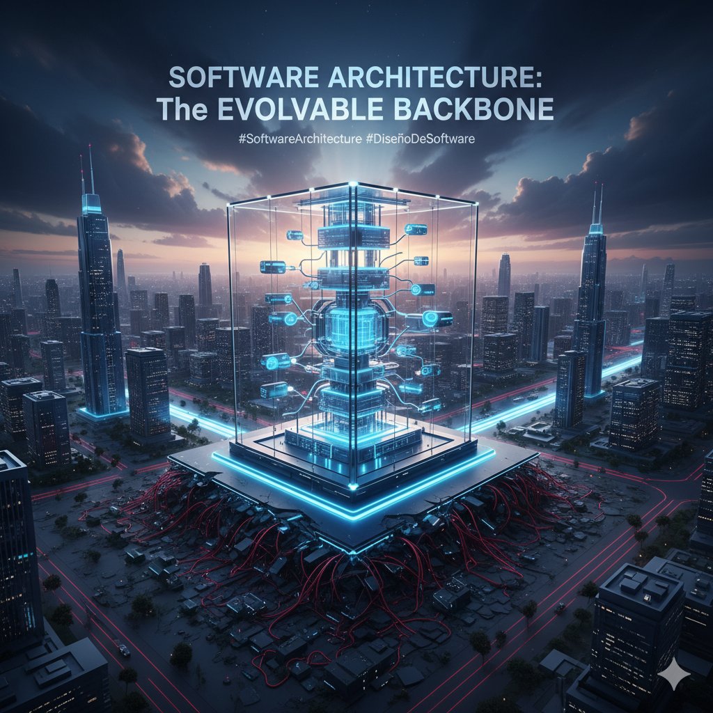 mecabotic's tweet image. La Arquitectura define la columna vertebral del sistema. Prioriza la evolucionabilidad sobre la solución inmediata. Un buen diseño previene la deuda técnica futura. #SoftwareArchitecture #DiseñoDeSoftware