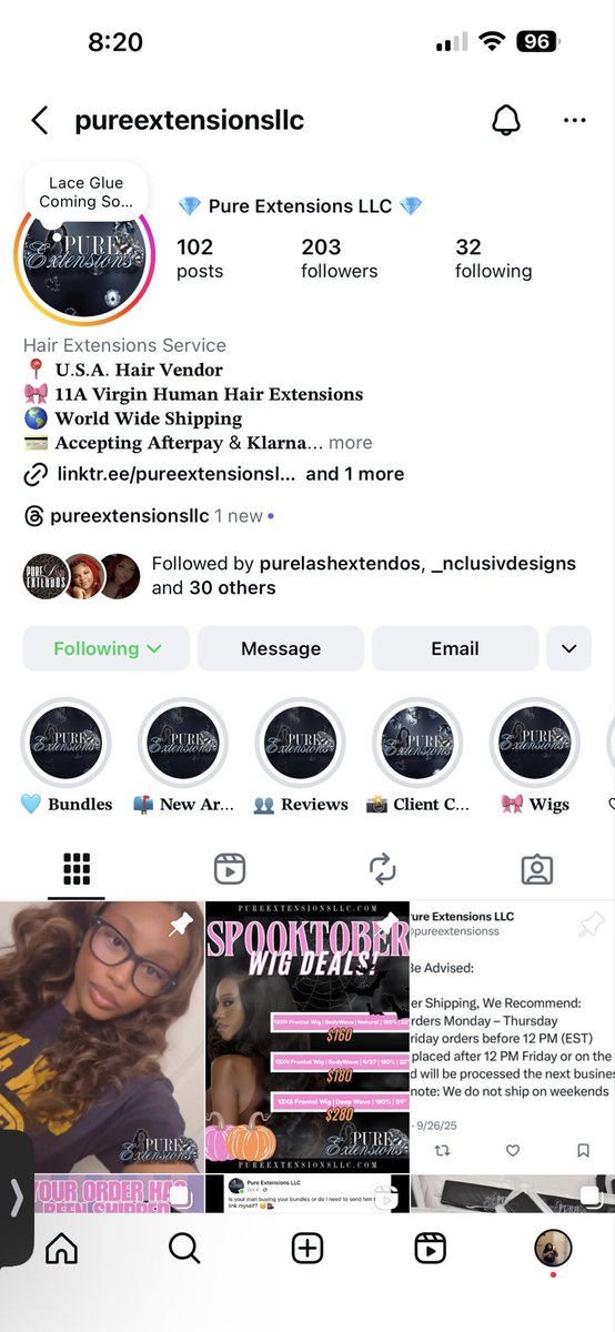 pureextensionss's tweet photo. A North Carolina order has officially shipped ✨
3 BodyWave bundles (20”, 22”, 24”) + 5x5 transparent lace closure (18”)
Double drawn, virgin human hair in shades 28, 27, &amp; natural — soft, full, and flawless 💕 https://t.co/dk74DVM9p3