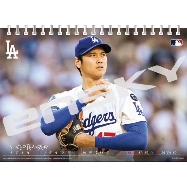 明日10/18から 2026年版「MLB公式ドジャース 大谷翔平選手カレンダー