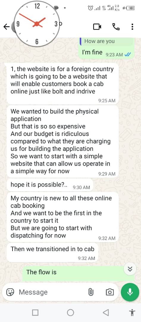 Royalprincecube's tweet image. An international client reached out via WhatsApp to build a comprehensive ride-booking & delivery platform.
Just started development on this MERN stack project featuring:
• Real-time booking system
• Driver/logistics verification
• Secure payments & reviews
• User & driver…