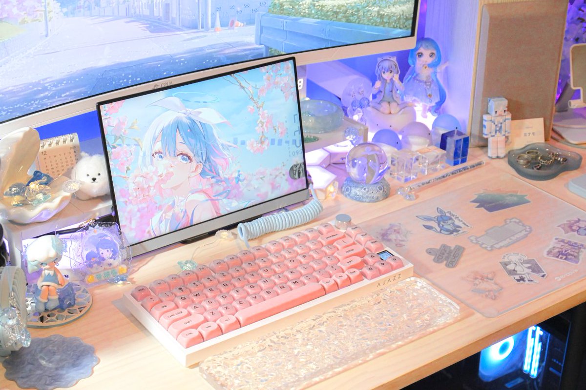 SoRAn_0616's tweet image. XVX様のプレゼント企画に当選しました！🩷🌸
PinkBlushのキーキャップををいただいたのでピンクセットアップしてみました！！！！
桜っぽくてとってもかわいい☺️
@xvx_keyboard様この度は素敵な企画をありがとうございました✨

#xvxkeyboard #giveaways #keycaps #desksetup