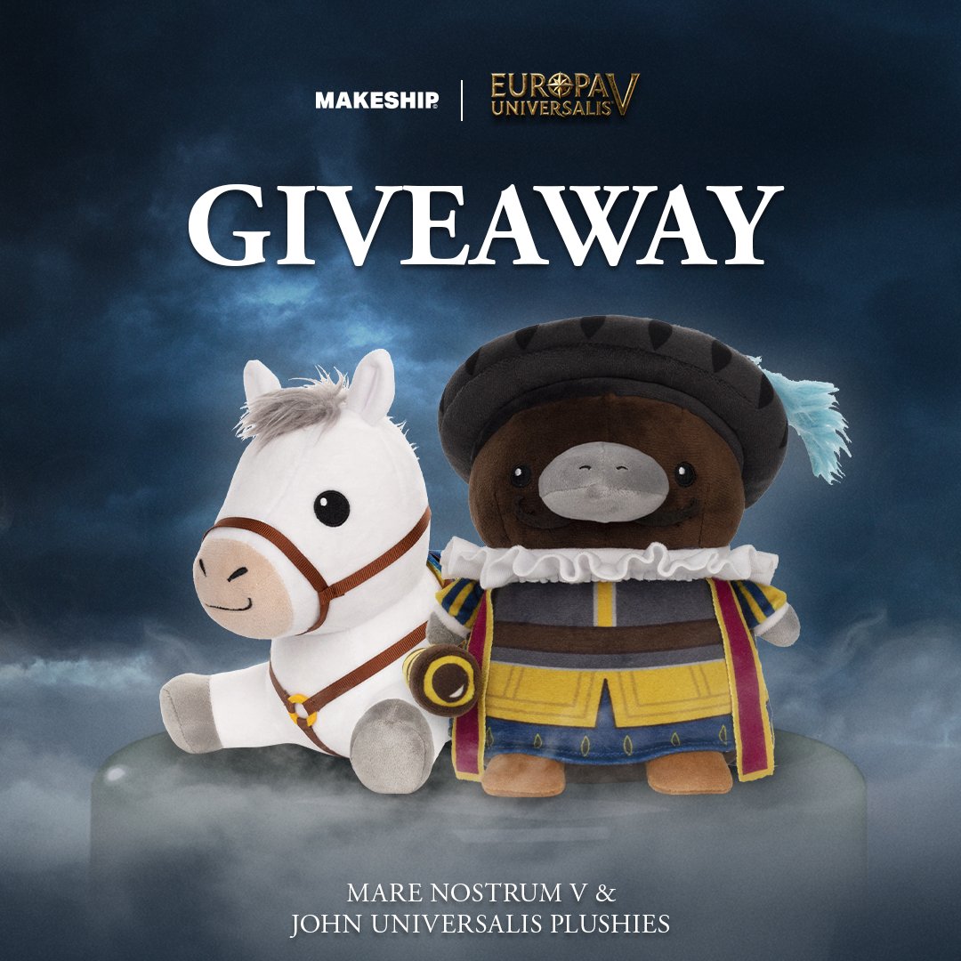 The alliance has been revealed, now it seeks new champions. 

John Universalis and the loyal Mare Nostrum V will soon arrive and they demand worthy rulers to join their court.

To celebrate their arrival, two lucky sovereigns shall be chosen to receive this prestigious plushie