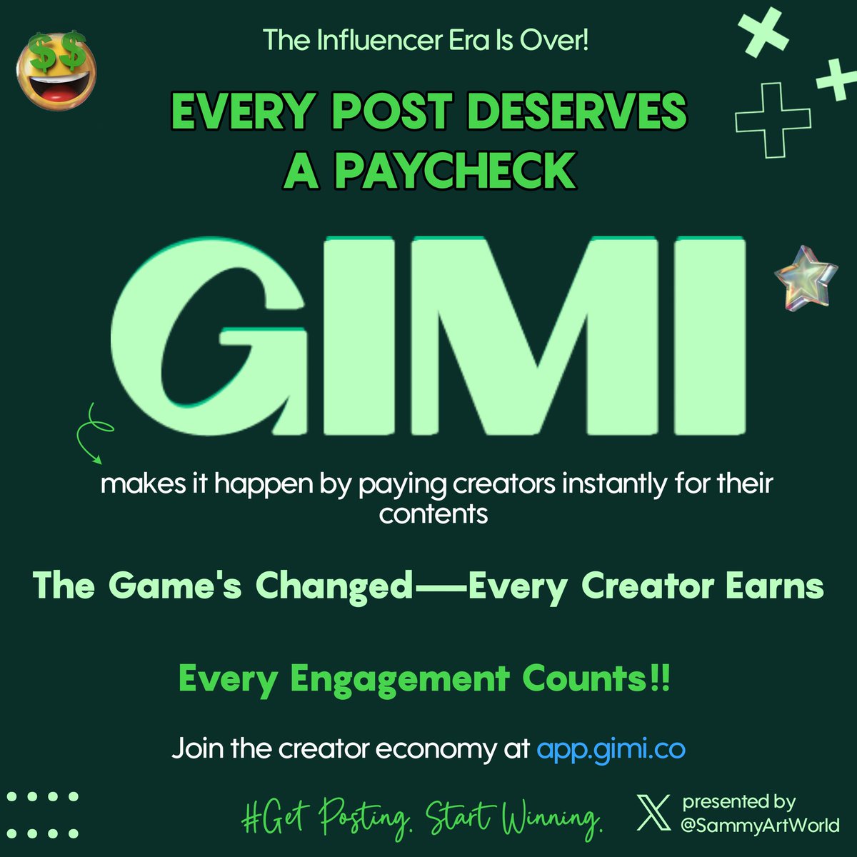 Just Sam (@sammyartworld) on Twitter photo Being a content creator is no small feat
Whether you write, or record, your work deserves more than just likes
That’s why I’m using <a href="/GimiApp/">GIMI</a>
GIMI connects creators with real brand campaigns
So stop watching the creator economy happen, be part of it
Here👉🏼app.gimi.co Being a content creator is no small feat
Whether you write, or record, your work deserves more than just likes
That’s why I’m using <a href="/GimiApp/">GIMI</a>
GIMI connects creators with real brand campaigns
So stop watching the creator economy happen, be part of it
Here👉🏼app.gimi.co