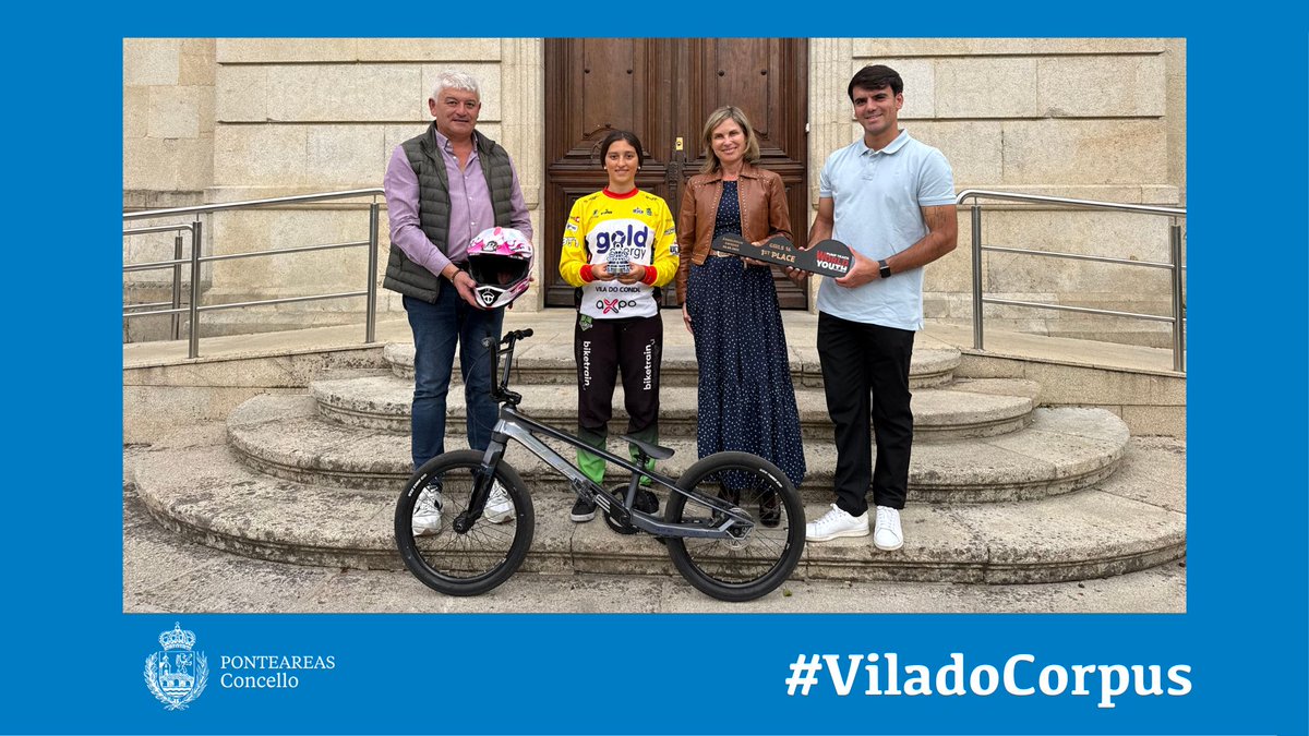 😊 Estamos moi orgullosas/os da nosa deportista Ainoa Posada do Pontebike Team que conquistou o máis alto do podium e proclamouse campioa de España en Huesca.

🥇 Un novo éxito de Ainoa Posada que este verán tamén se proclamou campioa do mundo en  Ängelholm, Suecia.