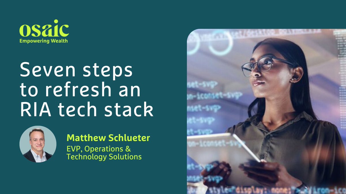 Advisory firms that are "heavy users of technology" are outpacing their peers in terms of client and AUM growth. 

Still, which tools advisors use matters.

Here are seven tools that are worth retiring. ow.ly/41iG50X9XAo