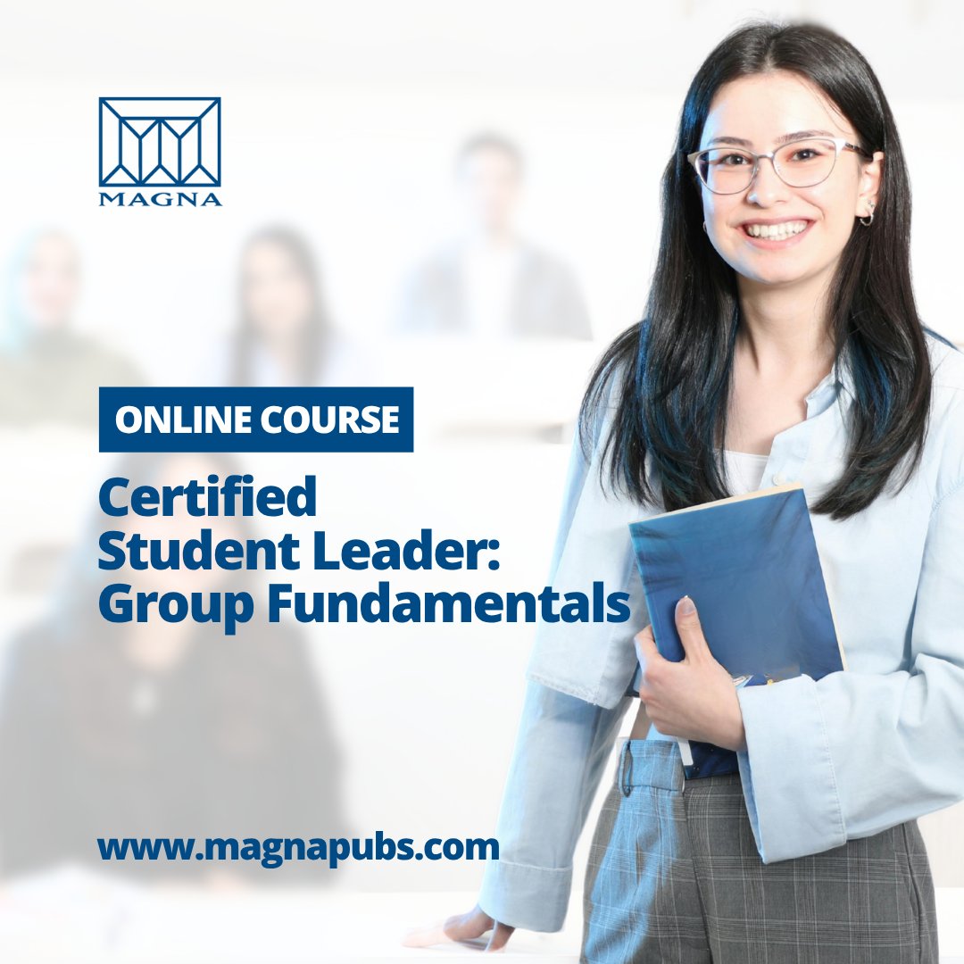 🌟 Empower the next generation of campus leaders!

The Certified Student Leader: Group Fundamentals online course equips students with the essential skills to lead effectively both in college and beyond.

Learn more: magnapubs.com/product/online…