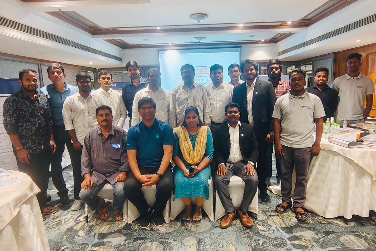 3C3PvtLtd's tweet image. We are thrilled to announce the successful completion of the 3C3 CSD Program in Hyderabad, hosted in collaboration with our national distributor Texonic Instruments
#CSD #TrainingProgram #StructuredCabling #Hyderabad #3C3 #KnowledgeSharing #TechnicalTraining #Partners #Engineers