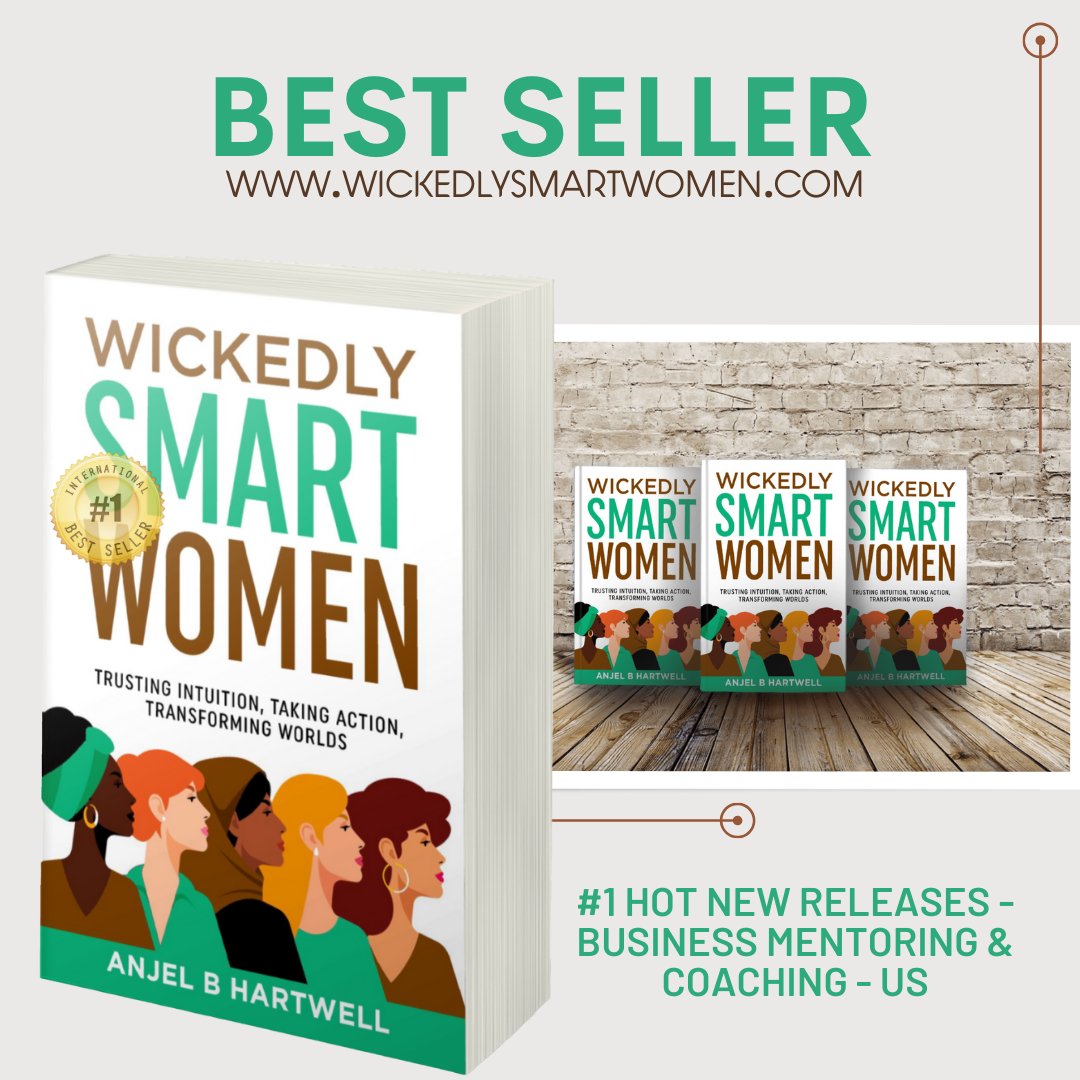 AnjelBHartwell's tweet image. Our book, &apos;Wickedly Smart Women&apos; has been rated #1 Hot New Releases - Business Mentoring &amp;amp; Coaching - US! We couldn&apos;t be more delighted to share this success with you.
Get a copy of the book here: amzn.to/3WVyG9K

#book #bookrelease #booklaunch