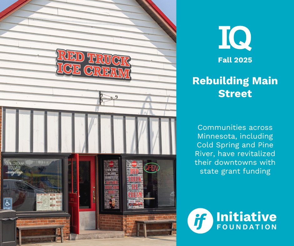 What does a century-old brick building, a daring renovation and a craving for ice cream have in common? For the Sabo family, it became Red Truck Ice Cream—a main street landmark in Cold Spring. Read the story: ifound.org/iq-magazine/is…