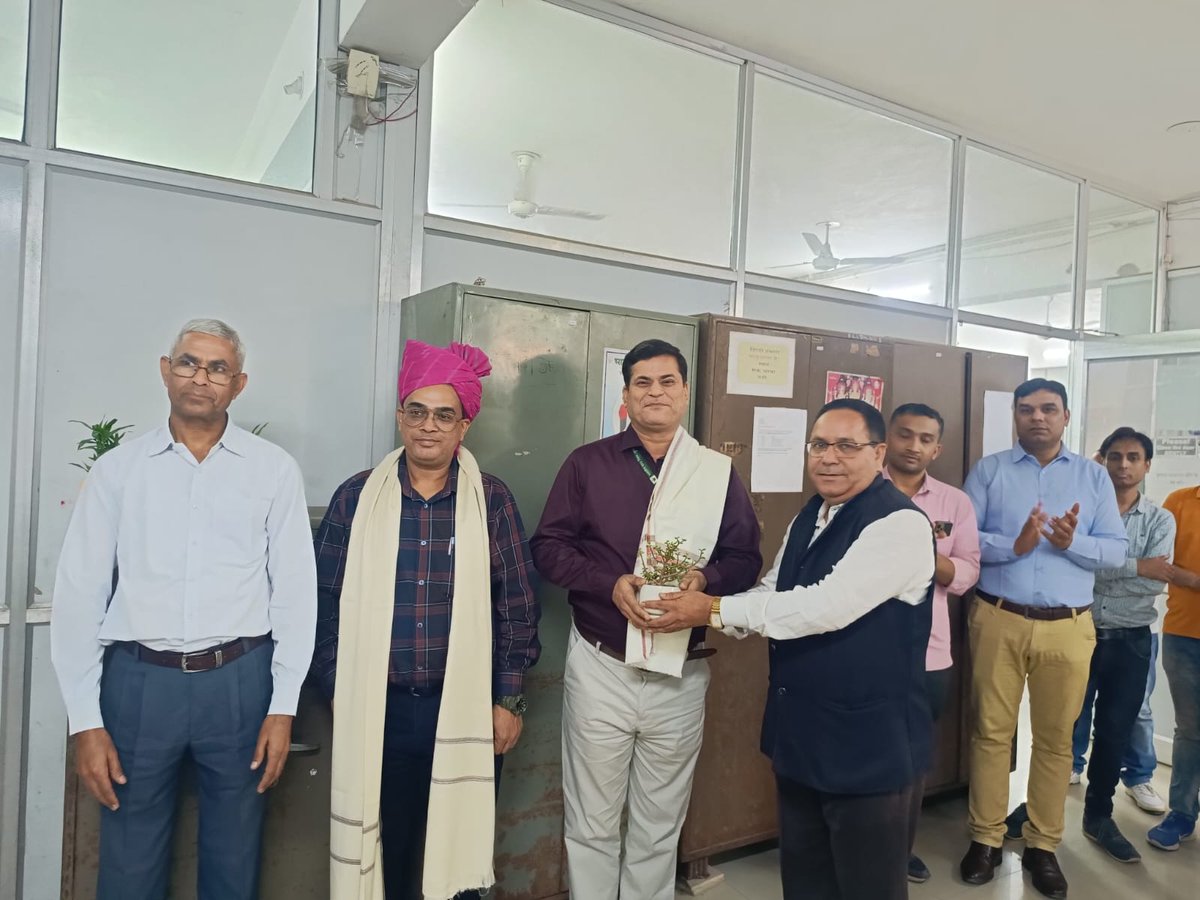 श्री नरेश कुमार उपनिदेशक, उपभोक्ता मामले खाद्य एवं सार्वजनिक वितरण मंत्रालय द्वारा मंडल कार्यालय, कोटा का दिनांक 16.10.2025 को हिंदी प्रगति निरीक्षण किया गया।