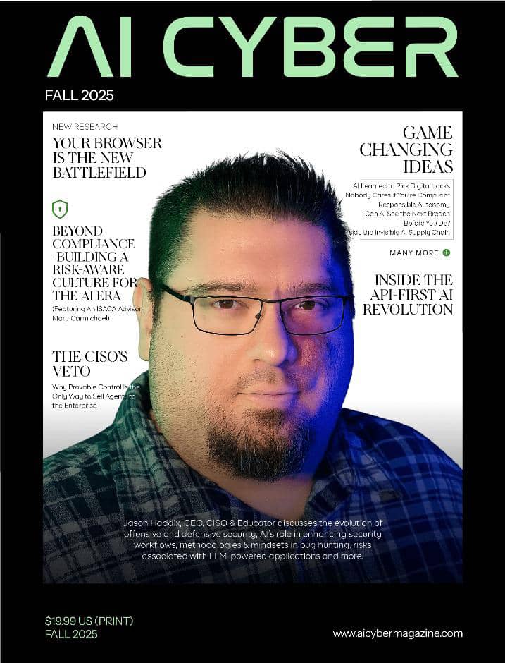 The Fall Issue of AI Cyber Magazine is now LIVE! 💃  

This edition is bigger, bolder, and packed with not one, not two but FOUR insightful interviews. This is the best weekend read, you never knew you needed! So get right to enjoying this outstanding collection we have put