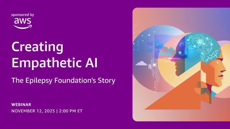 AWS_Nonprofits's tweet image. 🧠 What if AI could transform how nonprofits support their communities?

The Epilepsy Foundation of America has achieved a breakthrough with Sage, an empathetic AI assistant developed in partnership with Amazon Web Services (AWS). This three-year digital transformation journey…