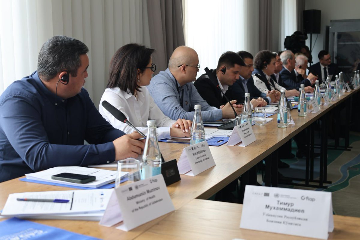 UNODC and 🇪🇺 EU-funded CADAP-7 co-host a national training in Uzbekistan. Over 20 experts from Ministry of Health, Customs Committee, &amp; Taskin Children’s Cancer Hospice joined the event to improve access &amp; prevent diversion of controlled medicines. The event strengthened
