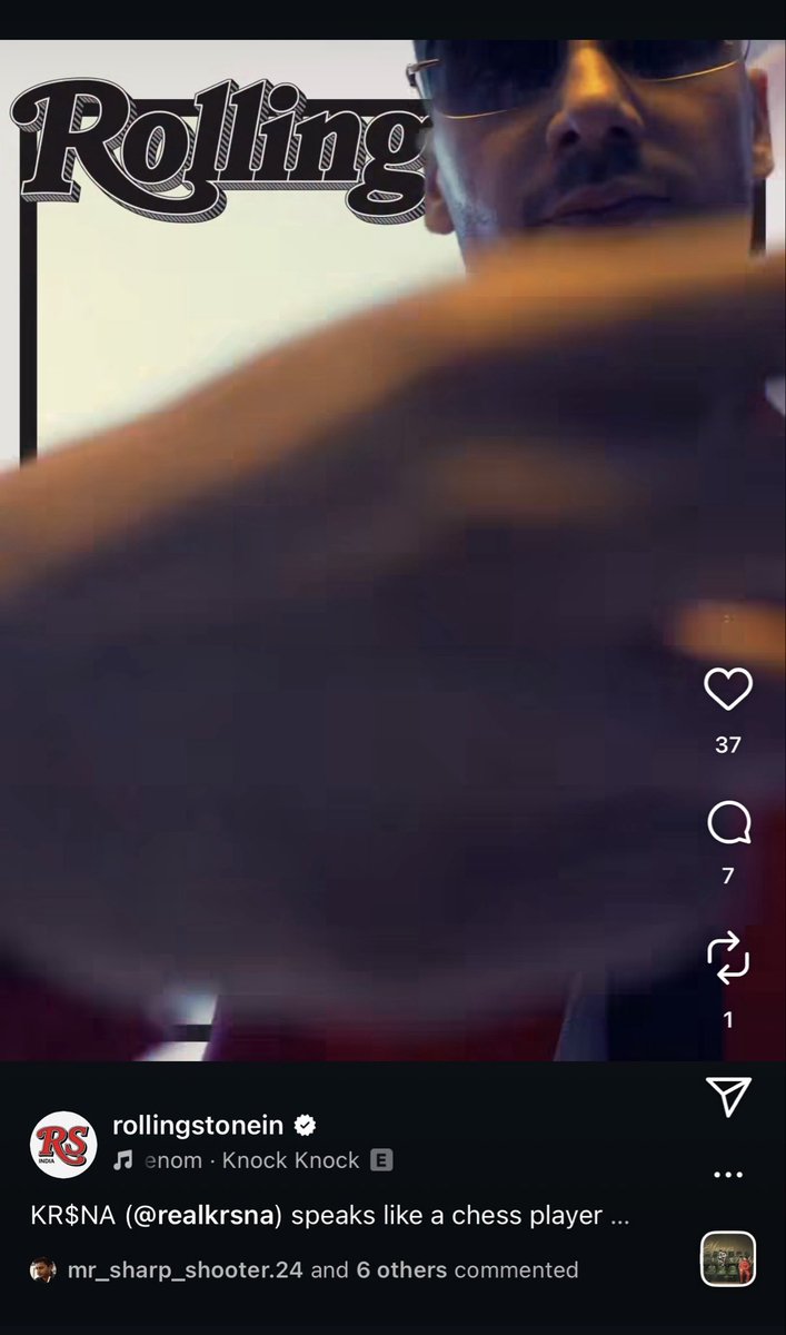 raju_innocentev's tweet image. I know this might be a coincidence but somewhere i feel this is a calculated move to let RollingStone post this cover with Knock Knock track in the background right after Emiwayโs diss reply yesterday