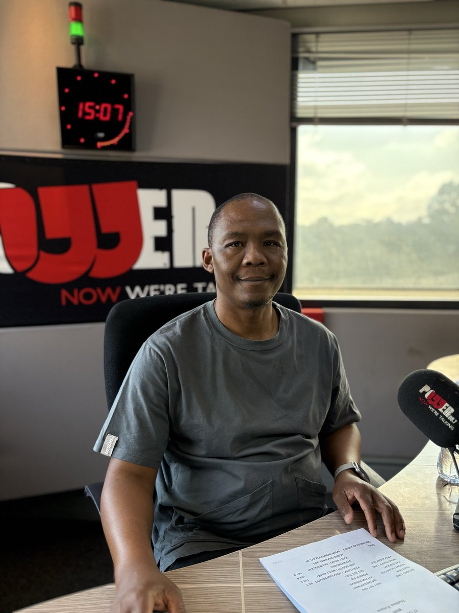 It's Drive time...

Welcome to #POWERDrive with 
<a href="/Thabisoo/">Thabiso Kotane</a>, <a href="/Fifi_CM/">Refiloe CM</a> and the team until 18:00.

Get in touch with us throughout the show.

☎️: 0861 987 000
📲: 083 303 7093 
📺: DSTV Channel 889
🖥Live stream: power987.co.za/stream/