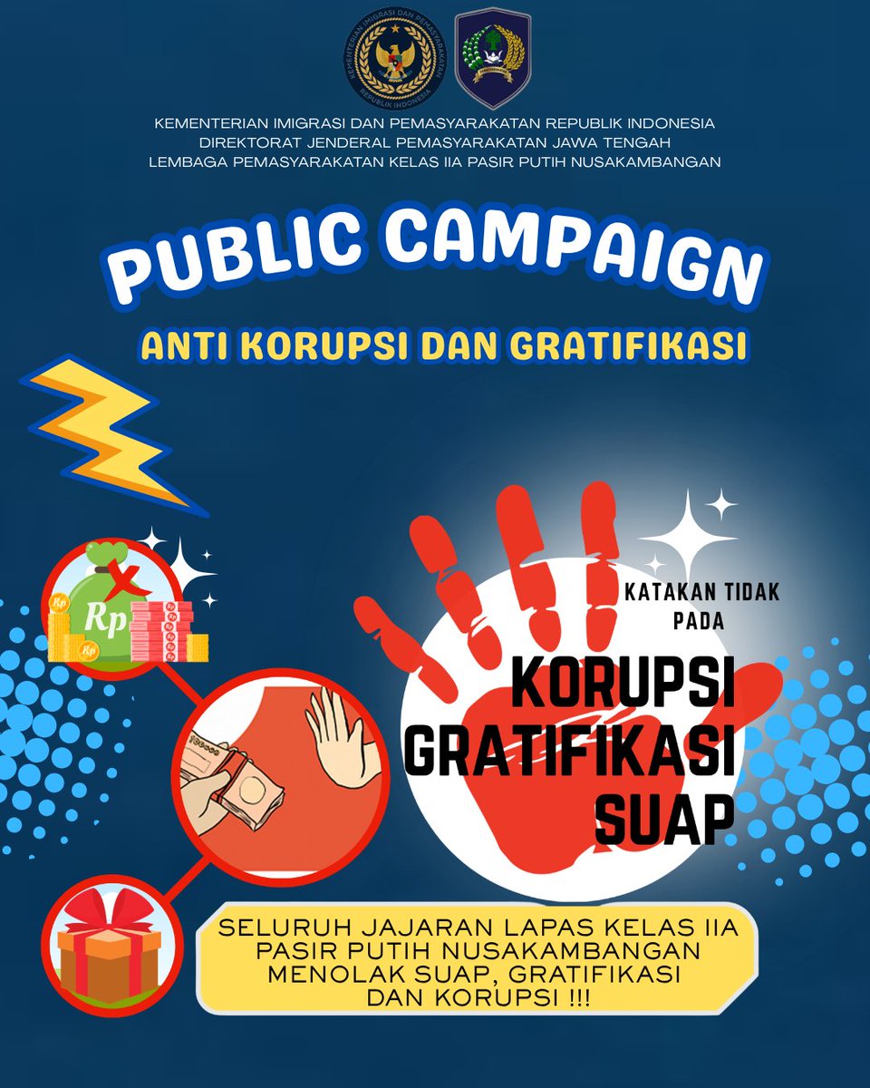 LapasNk's tweet photo. Public Campaign Anti Korupsi dan Gratifikasi https://t.co/BpvWmwqKtW
