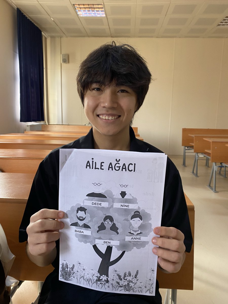Bugün sınıfta sadece biz yoktuk, ailemiz de vardı! 👨‍👩‍👧‍👦💚 A1 öğrencilerimizle aile ağacı etkinliği yaptık!🌳
<a href="/profdraakkaya/">Prof. Dr. Ahmet AKKAYA</a> <a href="/gumuss/">Selçuk Gümüş</a> <a href="/sozdenizbocek/">Sabriye Özdeniz Böcek</a> <a href="/isobartinkulubu/">İso Kulübü Bartın</a> <a href="/Bartinuni_ISO/">BartınUni ISO</a>