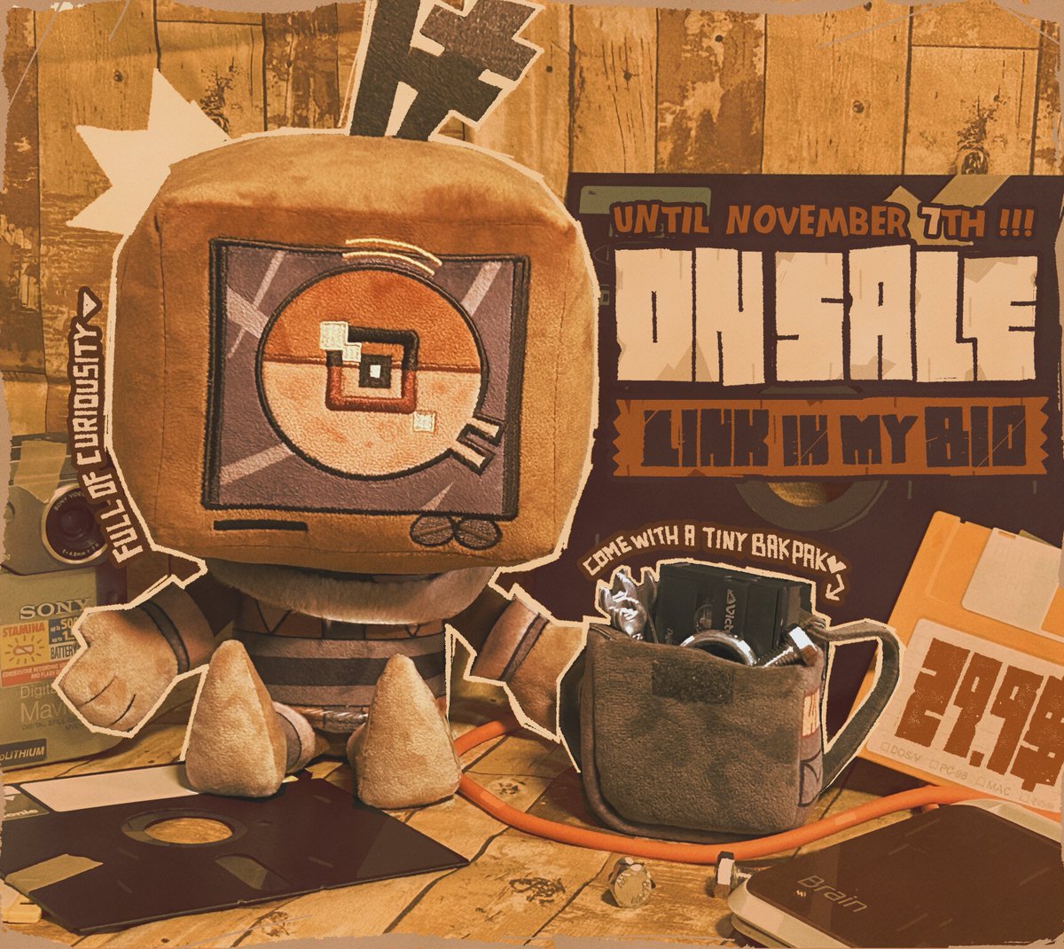 Nymphicus_hcus's tweet image. Sasha plushie are finally available for purchase!!!!
Don&apos;t miss this chance to travel with her📺🧡
⬇️⬇️⬇️⬇️⬇️
makeship.com/products/sasha…